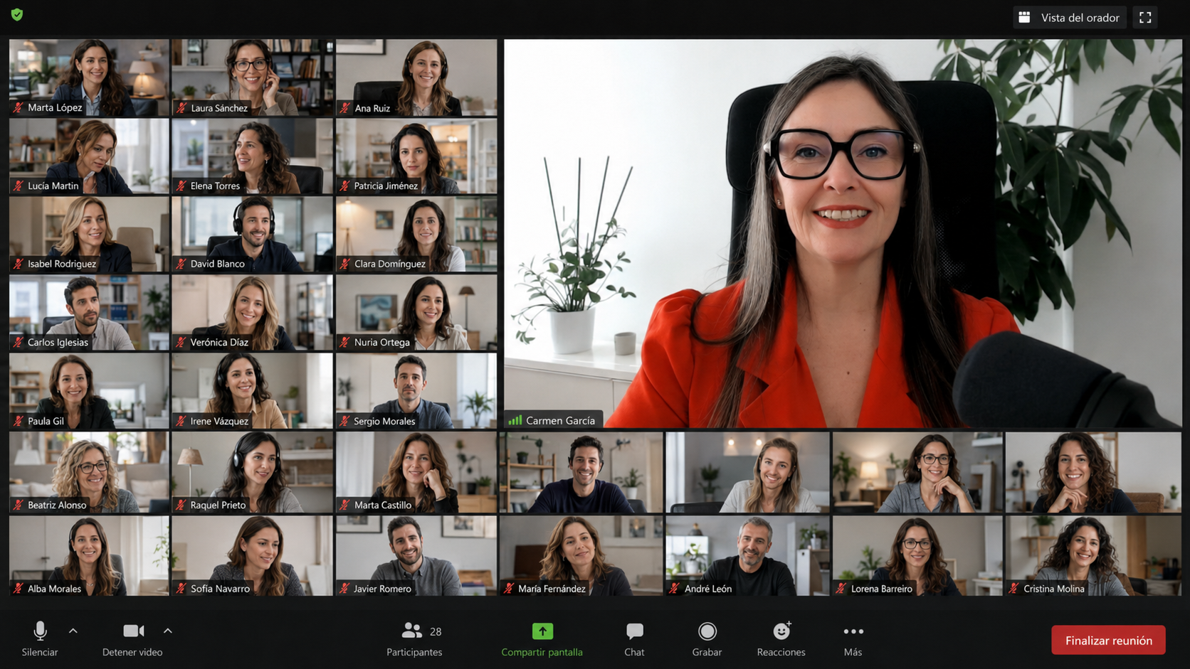 Directo en Zoom con alumnos de Cero Tontería